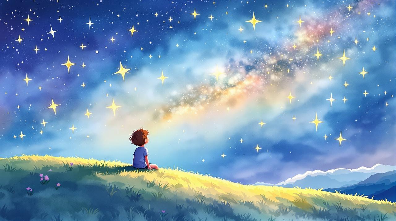狠狠视频 - 手绘动画短片：星空之梦 投稿封面