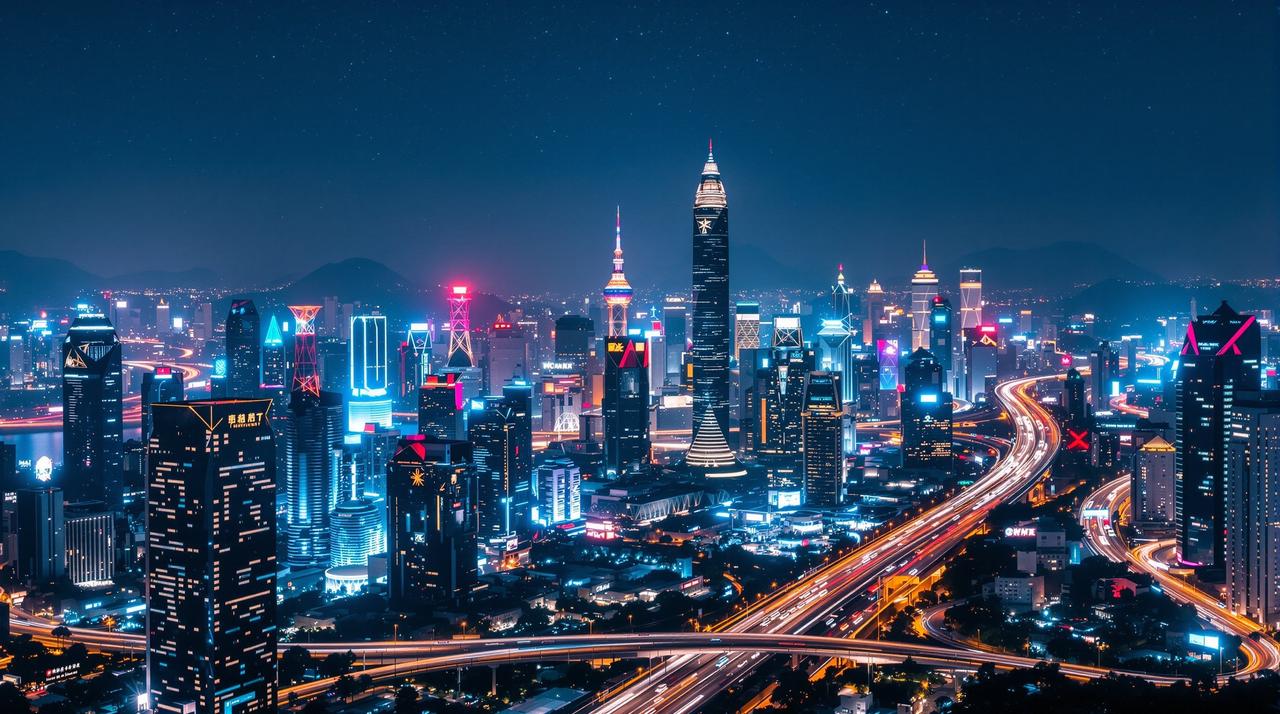 狠狠视频 - 城市夜景延时摄影 投稿封面